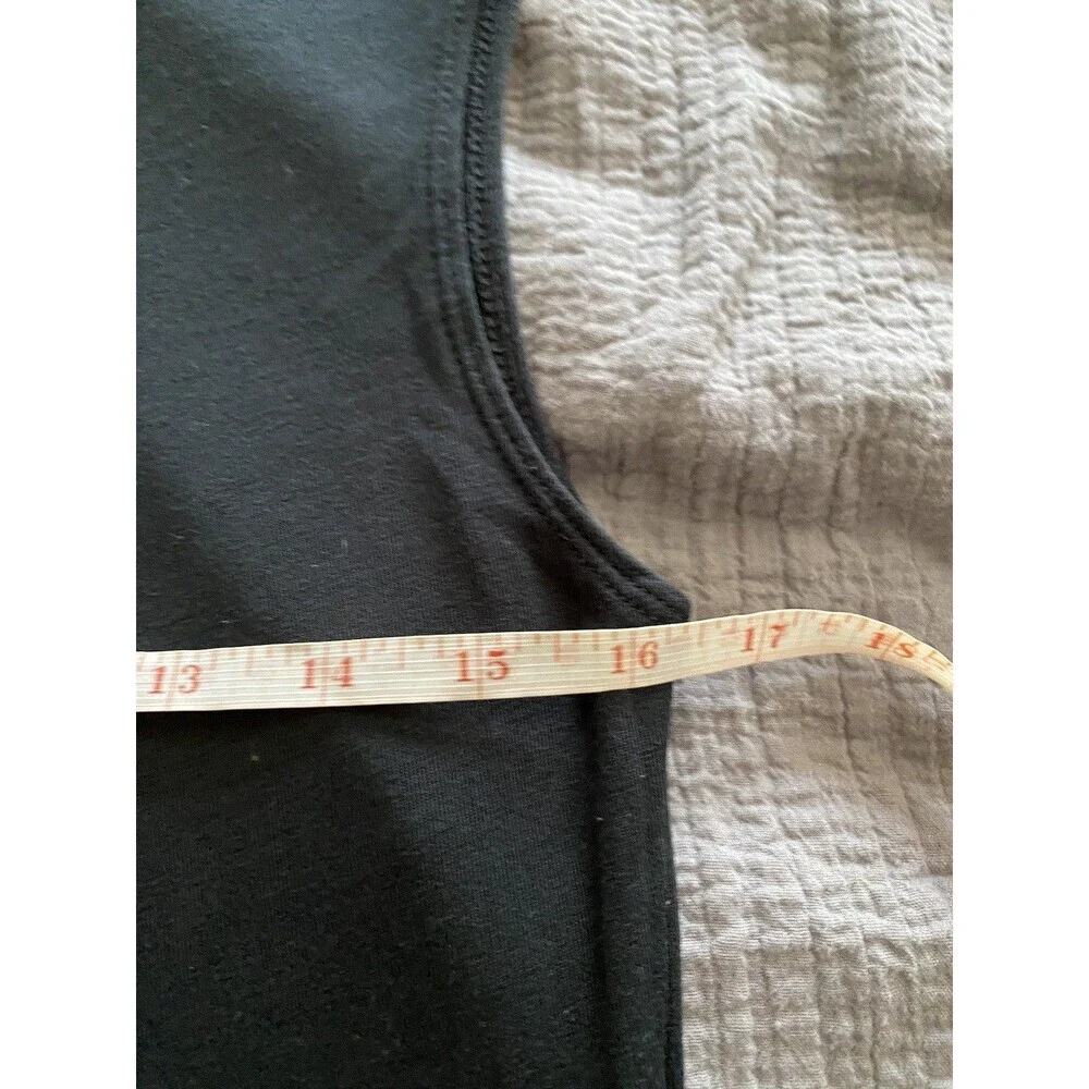 Michael Kors Black Modal Dress Tank Asymetrical Hem Stretch Hi Low Medium